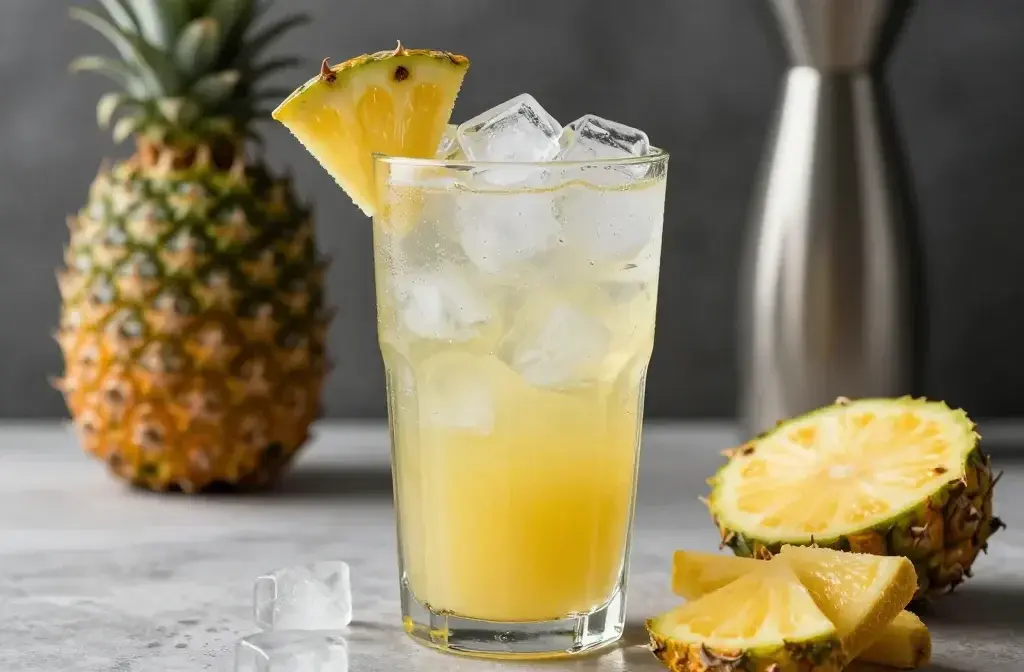 Iced Pineapple Ginger Cooler