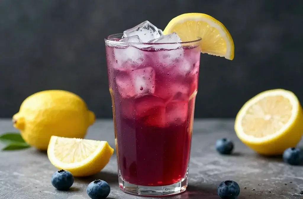 Iced Blueberry Lemon Tea