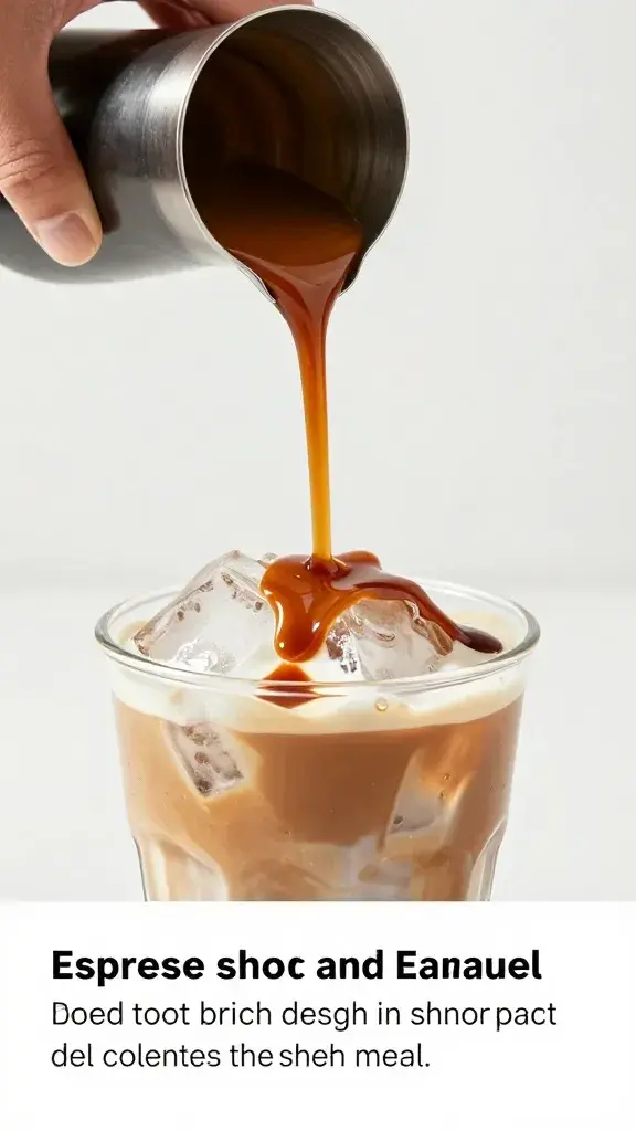 **Espresso shot pouring over ice and caramel**  

These prompts focus on the key elements of the article—creamy texture, caramel drizzle, and the coffee itself—while keeping the scenes simple and visually striking for professional photography.