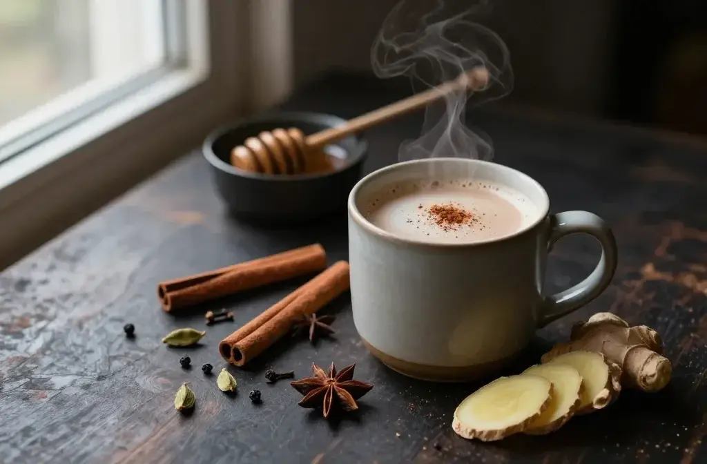 Spiced Chai Latte Made at Home That Smells Like a Hug