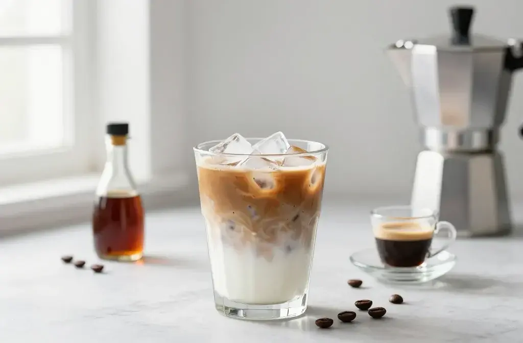 Iced Vanilla Latte for Beginners Made Stupid Simple
