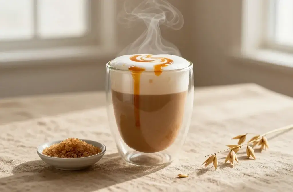 Brown Sugar Oat Milk Latte That Tastes Like a Hug