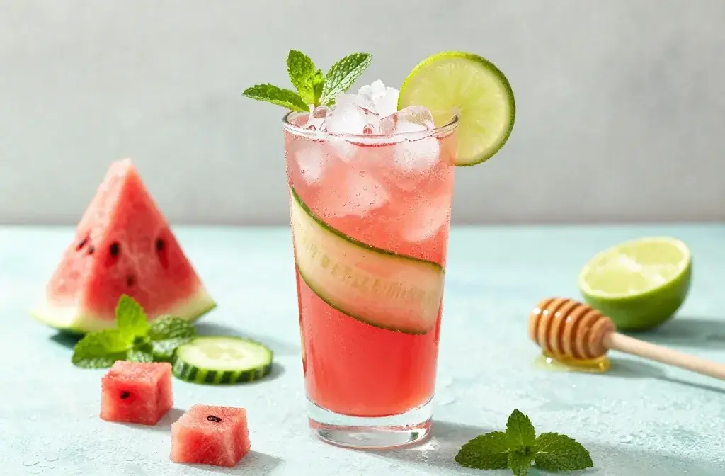 Watermelon Cucumber Cooler That Crushes Summer Thirst