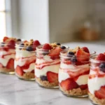 No-Bake Strawberry Cheesecake Jars: Dreamy Diy Desserts