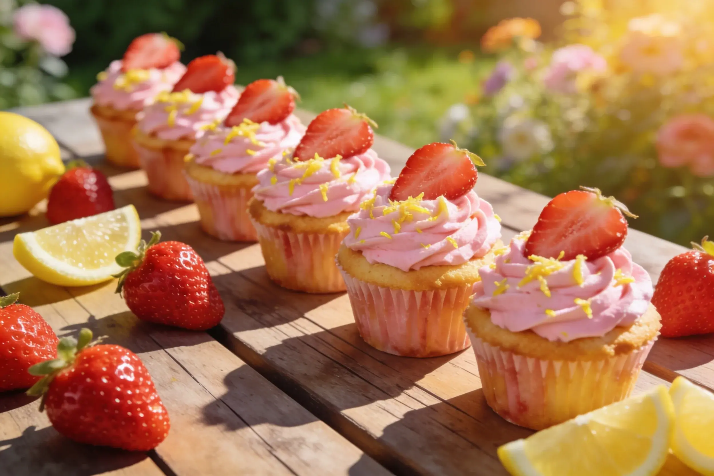 Strawberry Lemonade Cupcakes: Summer in a Bite