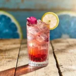 Hibiscus Rose Mocktail: Sparkling Floral Bliss