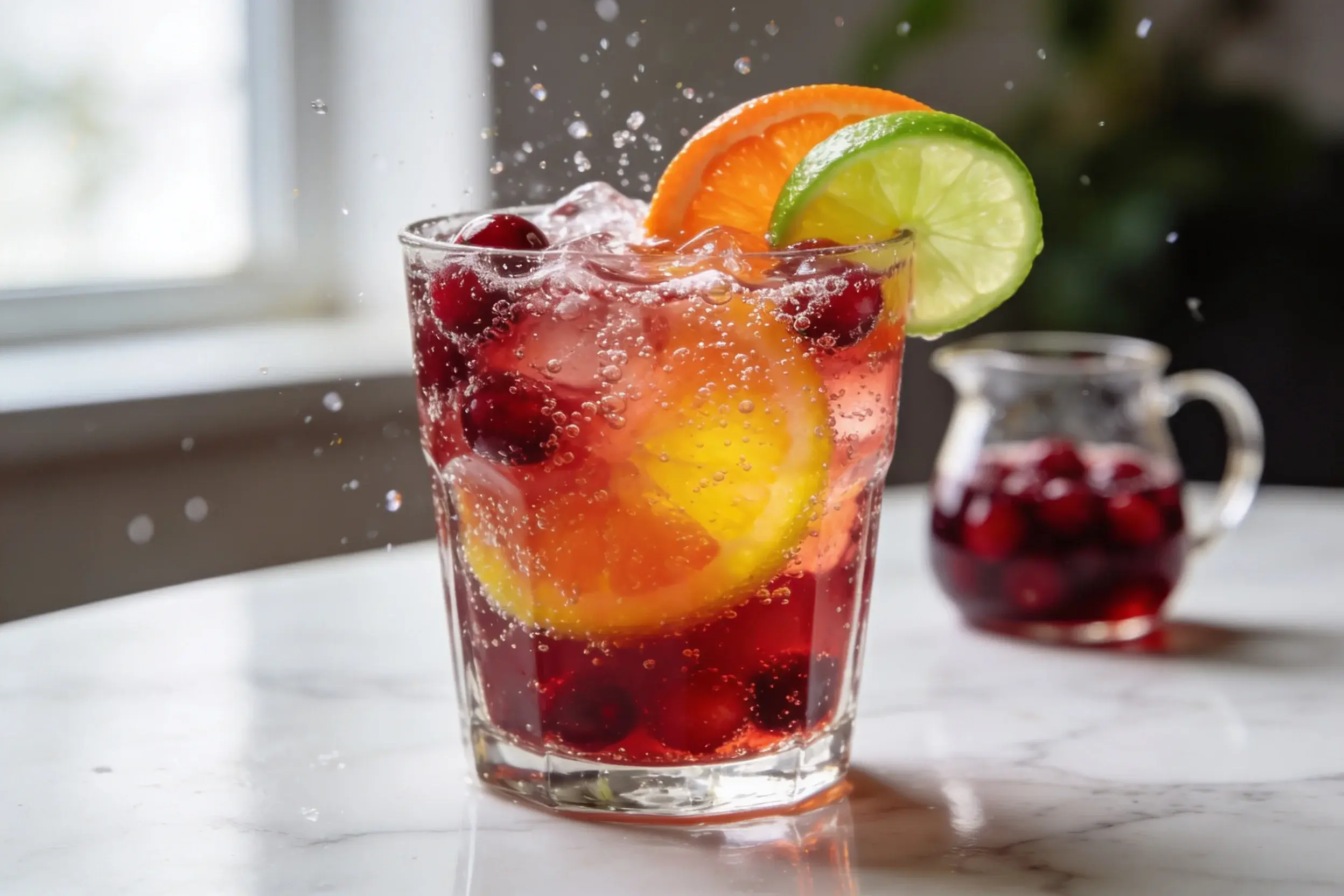 Cranberry Citrus Sparkling Mocktail: Easy Party-Ready Sips