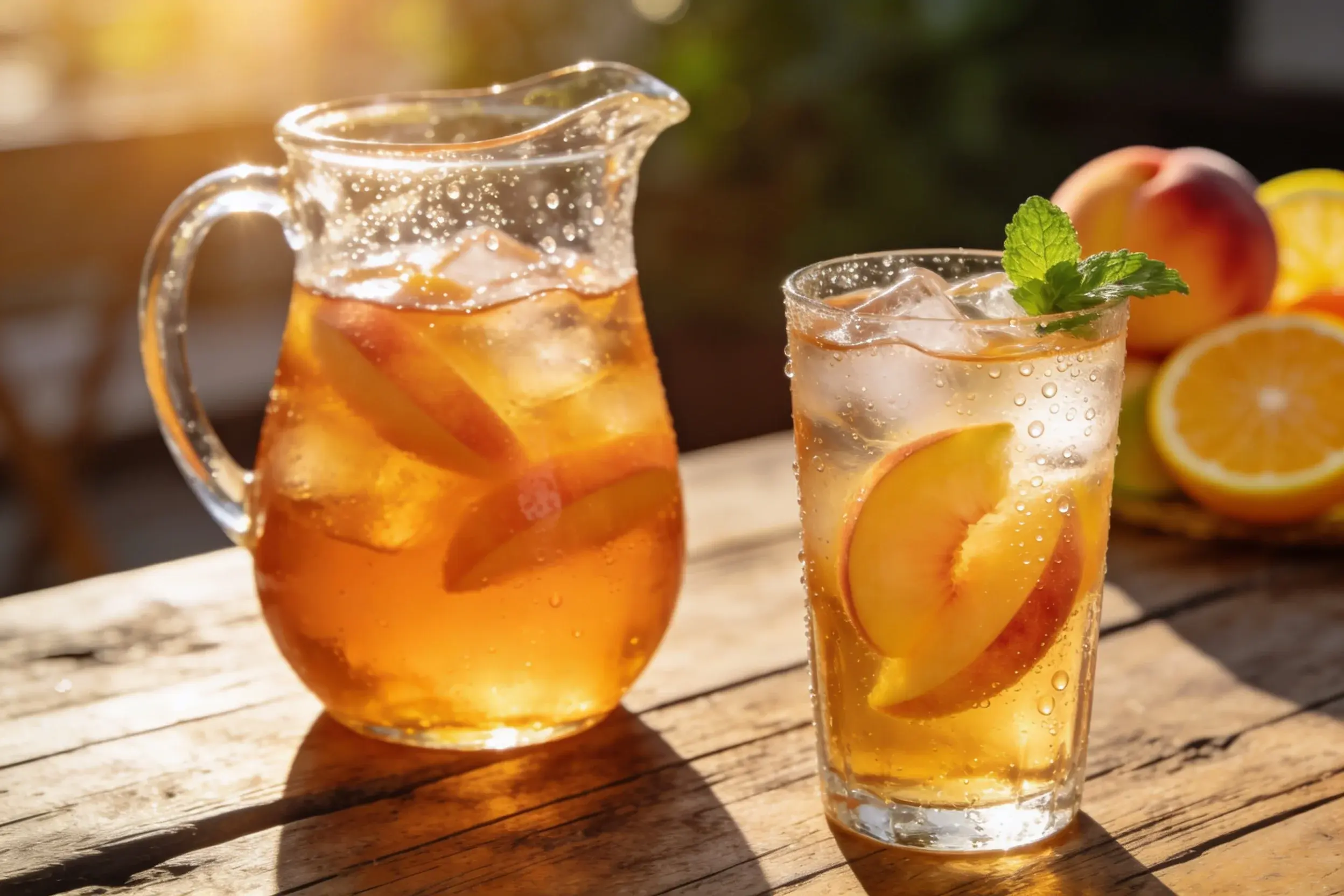 Peach Iced Tea Mocktail: Sunny Sips to Wow Guests